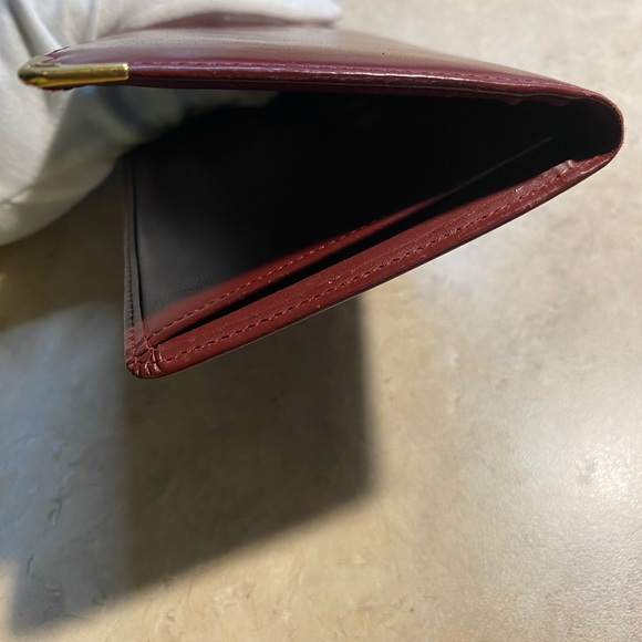 Cartier Authentic Vintage Bifold Wallet - authentication card & playing card - Picture 9 of 11